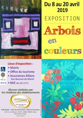 Affiche Arbois en couleurs