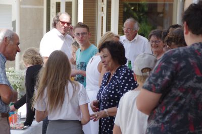 Marie-Christine Dalloz en visite à la MECS de Champandré