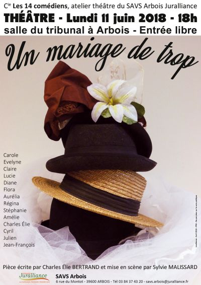 14 comédiens pour un mariage de trop.