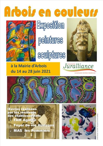 Affiche Arbois en couleurs