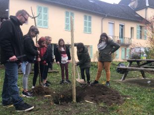 Opération "des Arbres pour Chez Nous" à la MECS de Poligny