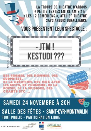 JTM ! KESTUDI ??? le 24/11 à Saint-Cyr